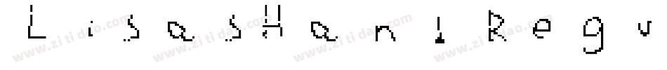 LisasHand Regular字体转换